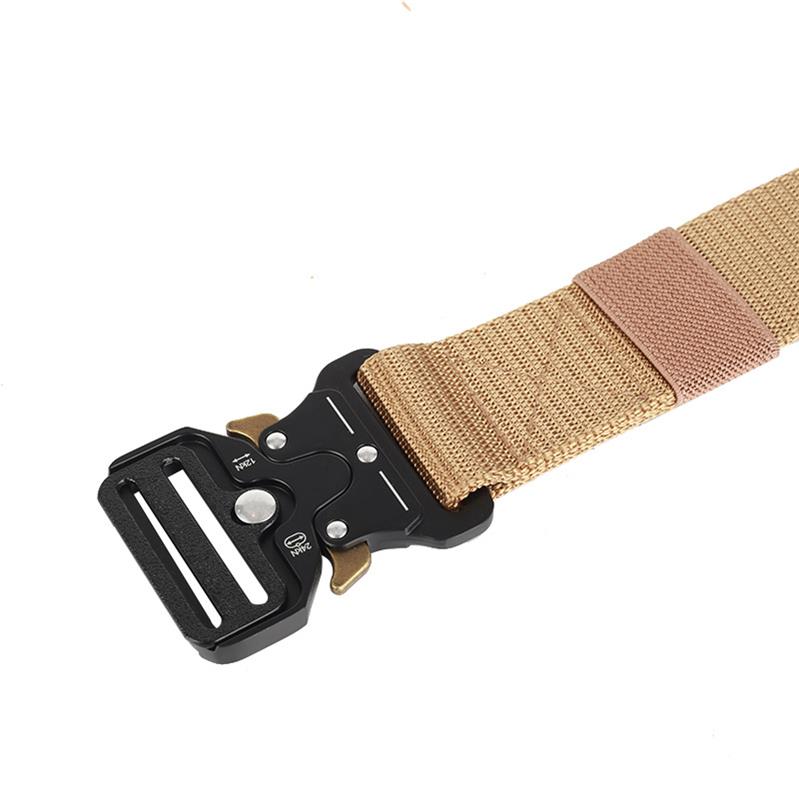 Оптовая продажа, быстросъемный ремень с металлическим зажимом для уличного использования, сверхмощный Универсальный Нейлоновый Регулируемый пояс