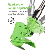 Tondeuse à chaîne sans fil alimentée par batterie et chargeur rapide Lame 3-en-1 Weed Wacker Eaters Machine à couper l'herbe