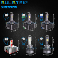 Yibultek — ampoules de phares de voiture, LED, xd35d Series, D2S D3S D4S D5S