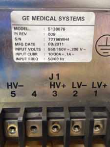 产品编号 5138076-7，HFA-S-Lite，GE HDe MRI梯度放大器，5138076 - Product Image 3