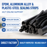 Cinta de Sellado de Espuma EPDM Flexible y Compresible de Primera Calidad, Resistente a los Rayos UV, para Puertas y Ventanas de Aluminio con Rotura de Puente Térmico