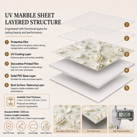 Panel de Pared 3D MORLENX con Diseño Floral, PVC UV, Impermeable, Fácil de Instalar, Decorativo para Dormitorio