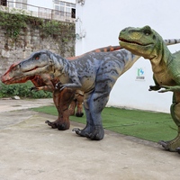 Costume de dinosaure réaliste T-rex pour spectacle d'anniversaire, à vendre