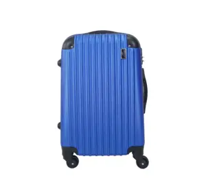 OEM ODM定制3PCS耐用防抱死制动系统拉杆包滚动手提箱蓝色豪华旅行包行李箱带4*360度车轮