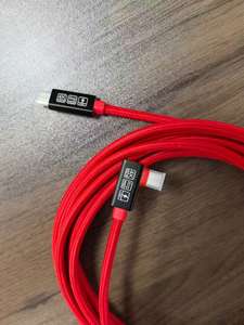 <span class=keywords><strong>5</strong></span> केबल 3.3ft, 240w फास्ट चार्जिंग, 120 जीबीपीएस बैंडविड्थ नवीनतम कोहनी डिजाइन, प्रीमियम ब्रेएडेड केबल - Product Image 2