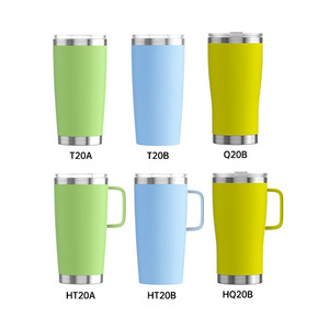 Stainless Steel <b>Insulated</b> <b>Mug</b> 20oz With Handle Thermal Coffee Cup For Home Car Office Outdoor Travel Use - Product Image 2