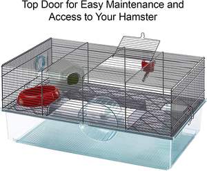 Vente en gros grande <span class=keywords><strong>cage</strong></span> à <span class=keywords><strong>hamster</strong></span> avec jeu de tuyau transparent dégagement de précision évasion fil renforcé épais résistant aux morsures - Product Image 5