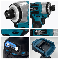 Perceuse à percussion électrique sans fil 18V avec batterie, 520 N.m, sans balais, pour usage industriel et bricolage, outils électriques, vente directe usine