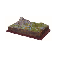 Modelo de Formación del Terreno de Diferentes Tipos de Geografía y Topografía