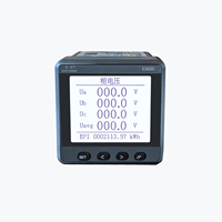EASTSONG ES600 Dispositivo Inalámbrico de Medición de Temperatura, Medidor de Potencia de 6 Canales para Equipos de Control, RS485 Modbus RTU, Medidor de Panel LCD, IP65