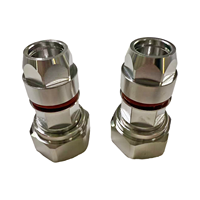 Connecteur coaxial en laiton en gros Mini DIN 4.3-10-J3/8S, connecteur mâle 4.3-10 pour câble flexible 3/8 4.310