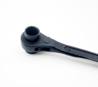 45 #   Clé à douille double à double embout en acier au carbone, clé à cliquet à queue pointue, clé à douille à cliquet 12-32 mm