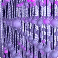 Module LED boule de Noël 3D SDS100 XQD, cube lumineux 3D pour décoration de mariage, hall d'hôtel, magasin de détail, rue piétonne