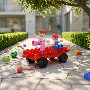 Wellbbplay Personaggi Magnetici I Miei <span class=keywords><strong>Amici</strong></span> 3+ |   Set di Costruzioni Premium per Bambini 5-7 Anni - Product Image 1