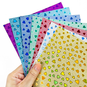 Glitzer-Bastelpapier Origami-Stern Handgemachtes Papier Glitzer-Origami Kinder Handgemachtes DIY Glitzer Gefaltete Tausend-Papier-Kraniche - Product Image 3