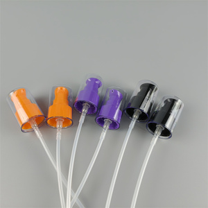 OEM 20/410 24/410 Color negro PP + AS <span class=keywords><strong>Big</strong></span> Over <span class=keywords><strong>Cap</strong></span> Tipo tornillo Bomba de crema Bomba de tratamiento para botella - Product Image 2