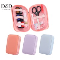 Pochette de couture compacte et multifonctionnelle attrayante pour la maison, sac portable d'urgence pour aiguilles et fils de couture, vente en gros