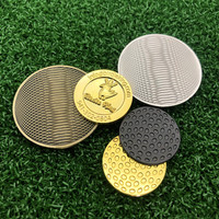 Accessoires de Golf personnalisés de haute qualité, vente en gros, Logo personnalisé magnétique 2D 3D marqueur de balle de Golf en métal en vrac