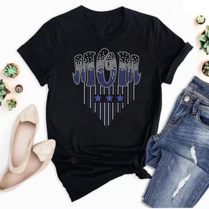 Tùy chỉnh mẹ Bling Rhinestone truyền nhiệt sắt cho t Áo sơ mi - Product Image 5