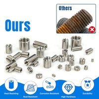 M8 * 1.25-M10 * 1.25-L12 Thin-Walled Carbon Steel Fasteners Zinc Self Tapping Screw Sleeve ISO Certified Packaged in Carton