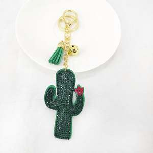 Porte-clés <span class=keywords><strong>Cactus</strong></span> Plante Strass Porte-clés <span class=keywords><strong>à</strong></span> Pompons Porte-clés Porte-clés Pendentif <span class=keywords><strong>Cactus</strong></span> Chaud en Velours de Corée Best-seller - Product Image 3