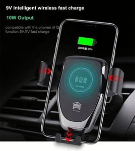 Hot Hot Hot Car <b>Wireless</b> Charger C12 Automatic Clamping Smart Infrared Sensor Air Vent Mount Phone Charger - Product Image 3