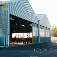 Edificio Prefabricado de Estructura de Acero Moderna para Taller, Almacén, Hangar de Aviones con Diseño Expandible