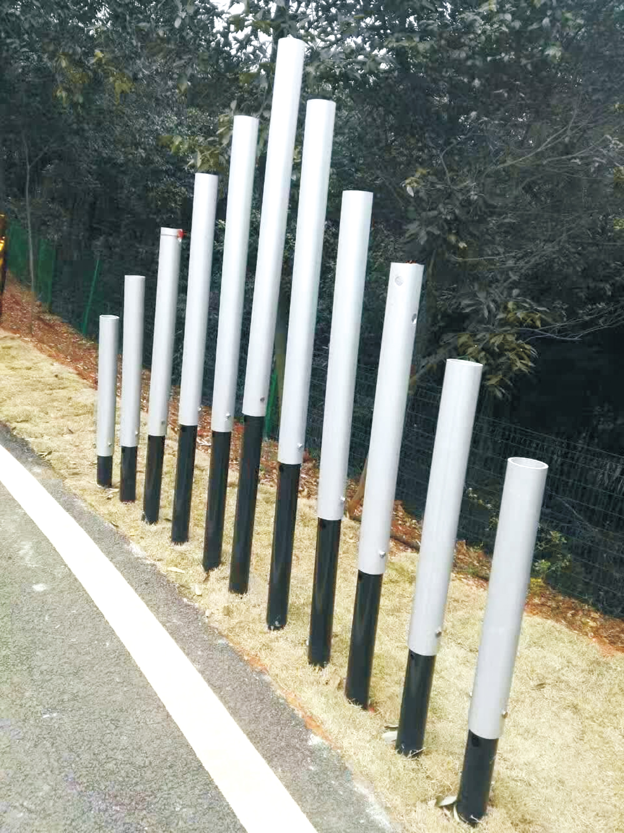 Stainless steel outdoor musical play