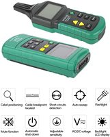 MS6818 Probador de cables profesional 220V AC/DC Localizador de tuberías de metal Protección IP67 1 año Interrupción de inspección subterránea de pared