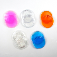 Vente en gros usine – Compresse ronde personnalisée en gel 10x10cm avec billes de gel, compresses chaudes et froides, compatibles micro-ondes et congélateur, plusieurs couleurs