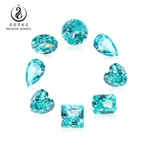 Gioielli Merence, <span class=keywords><strong>Pietra</strong></span> Preziosa <span class=keywords><strong>Paraiba</strong></span> da 2 Carati, Taglio a Pera, Rotondo, Cuore, Cuscino, Smeraldo, Brillante, <span class=keywords><strong>Pietra</strong></span> Sfusa Creativa in Laboratorio - Product Image 1