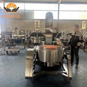 Nouvelle conception Mélangeur-cuiseur inclinable en cuivre 100-600L avec cuve en cuivre et mélange planétaire pour produits sucriers |   Prix d'usine, vente chaude - Product Image 4