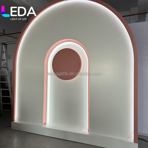 Panel de Fondo Acrílico LEDA de Alta Calidad para Bodas, con Logotipo y Texto Personalizados, para Decoración de Escenarios y Fotografía - Product Image 6