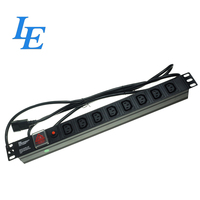 Bloc d'alimentation PDU triphasé 19 pouces pour armoire réseau IEC 13 PDU