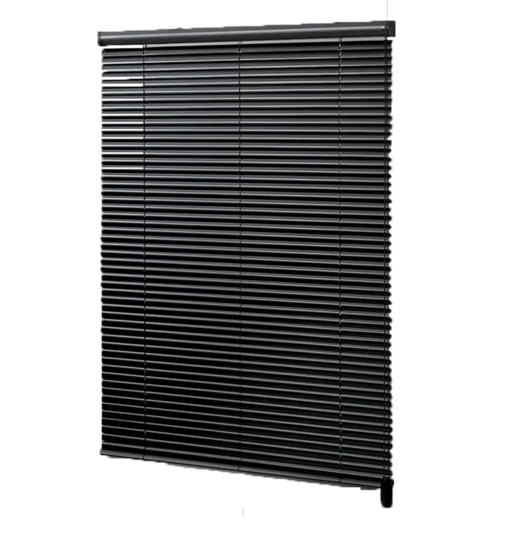 Electric/Manual / Cordless Faux Wood Vinyl Mini Venetian Blinds for Window PVC Venetian Windows Blind Blinds Motorized