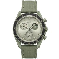 Montre Chronographe en Biocéramique Série Mission for Planet, Édition Zodiac, Analogique, Verre MiYOTA, Caoutchouc, Durable, Sport, Homme