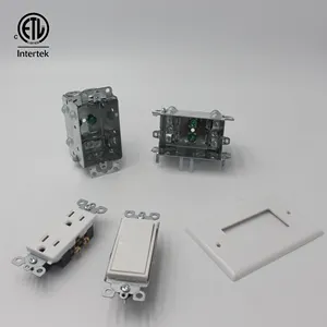 Caja de conexiones eléctrica rectangular CETL Interruptor de metal de salida de acero galvanizado IP55 para cajas de instrumentos y electrónica