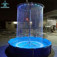 Fontaine murale décorative pour la maison, personnalisée en usine, rideau de pluie
