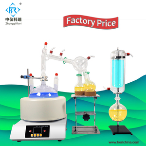 Kit de distillation Short Path Flacon d'évaporation en verre 2l 5l 10l 20l 5l Distillation sous vide - Product Image 2