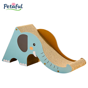 FSC Certified Elephant-Shaped <strong>Cat</strong> <strong>Tree</strong> <strong>Toy</strong> Corrugated Design Multi-Functional <strong>Cat</strong> Scratcher High Density Durable Scratcher - Product Image 3