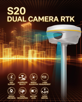 Receptor GPS GNSS SOUTH S20 Laser RTK de 1698 Canales con Doble Cámara y Software y Firmware Survstar Actualizables