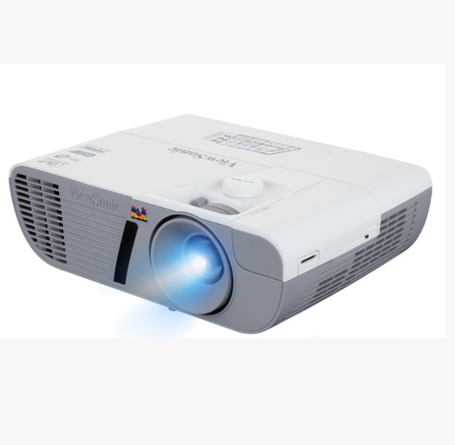 ViewSonic PX726HD 2200 ANSI Lumen DLP Home Projector Supports 3D Projection for Home Entertainment Business Meeting Scenes.