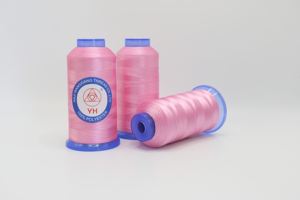 100% 폴리에스터 120d/2 4000Y 고온 저항 염색 자수 재봉실 니팅 자수 기계용 - Product Image 2