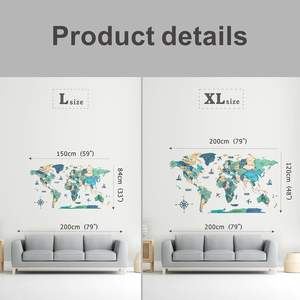 Gran Mapa del Mundo de Madera con Luz LED para Decoración de Pared, Artículo de Decoración 3D para el Hogar, Regalo Exquisito, Adecuado para Entusiastas de los Viajes - Product Image 4