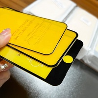Protection d'écran en verre trempé à impression soyeuse haute transparence 9D 9H à couverture intégrale pour iPhone 11 12 13 14 15 Pro Max – Offre Spéciale