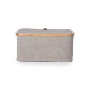 Organización de almacenamiento en el hogar de calidad superior Nuevo producto Cesto de ropa de bambú y tela - Product Image 3