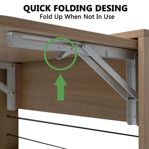 Khung treo tường hiện đại nghiên cứu Kệ bàn trước, hành lang bàn điện thoại không gian nhỏ gấp nhà hàng nhà - Product Image 5