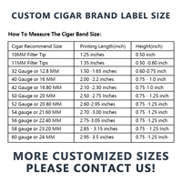 Étiquette de Cigare Personnalisée Haut de Gamme en Papier Gaufré avec Estampage à Chaud pour Marque de Cigares de Luxe avec Code QR – Fournisseur OEM