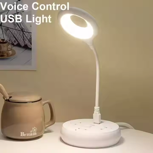 Lámpara Portátil con Control por Voz, Conexión USB Directa, Lámpara de Noche para Dormitorio, Lámpara de Lectura para Estudiantes, Luz Nocturna Disponible - Product Image 1