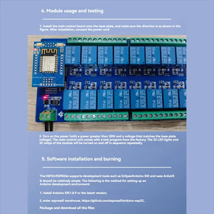 Modul Relay WIFI <span class=keywords><strong>ESP8266</strong></span> 32 Saluran dengan Catu Daya DC Modul Relay WIFI <span class=keywords><strong>ESP8266</strong></span> untuk Rumah Pintar - Product Image 5